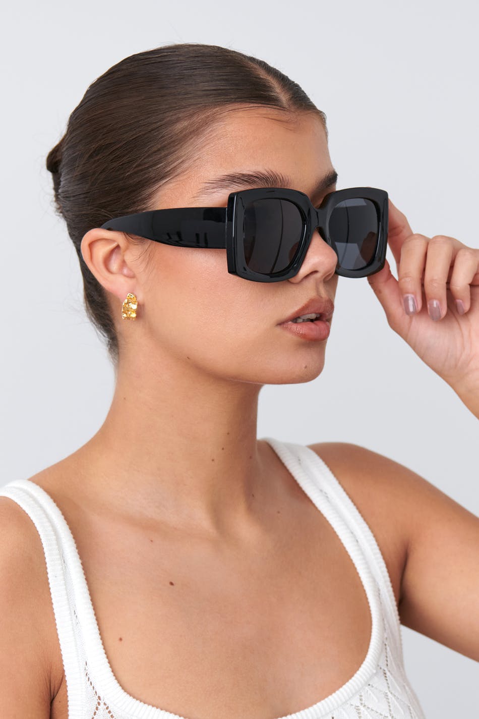Large square sunglasses