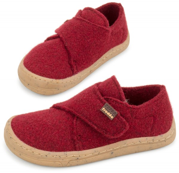 Froddo ~ Wooly LowCut Hausschuh ~ Bordeaux