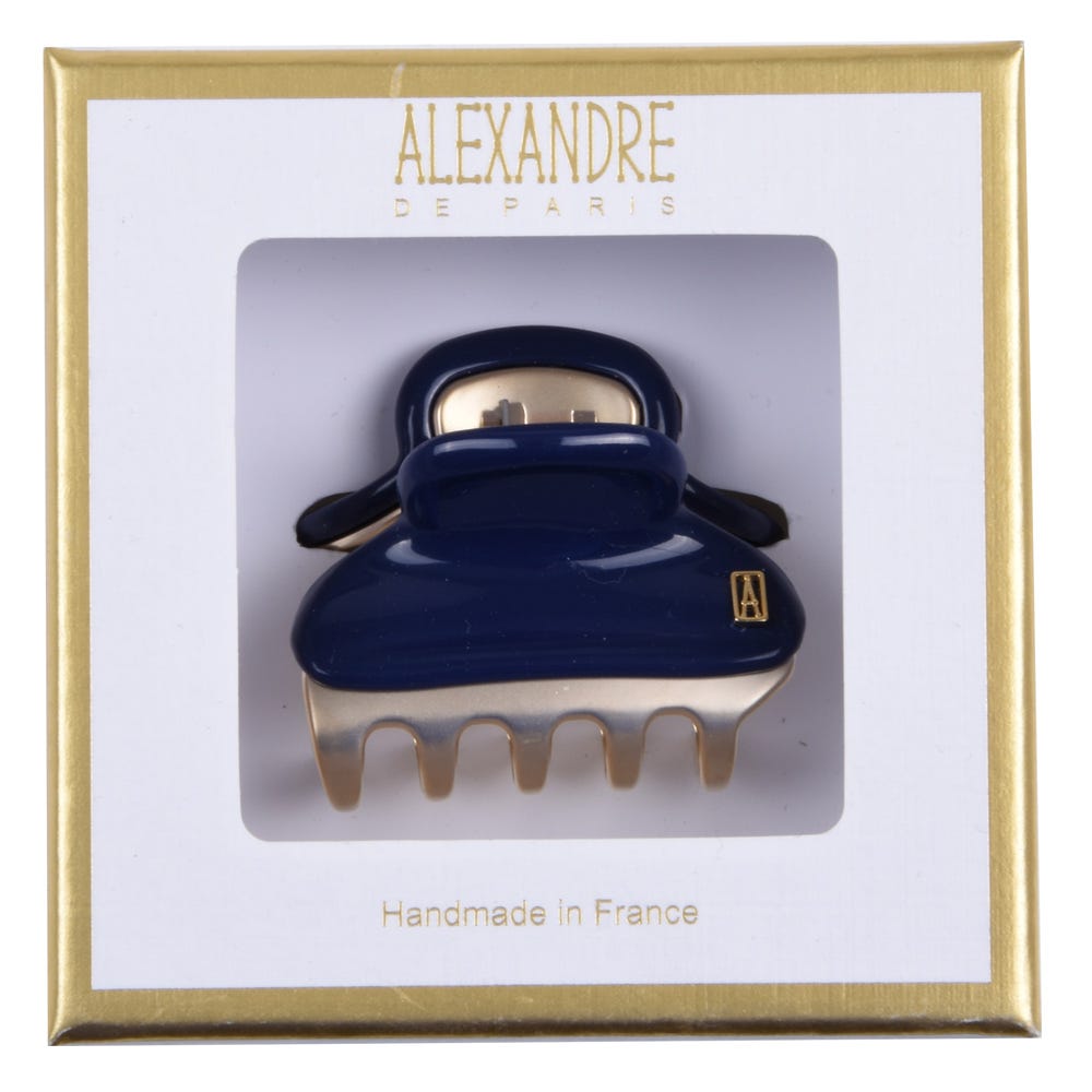 Alexandre de Paris Pince Vendôme Marine/ Gold