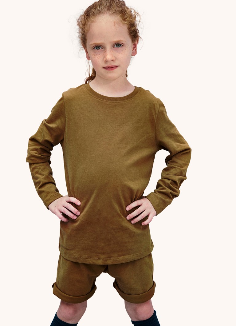 Pantaloni scurți sport din bumbac organic Gray Label