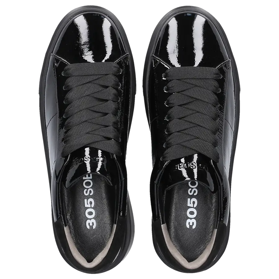 305 SOBE - Sneaker low GYM Lackleder - schwarz