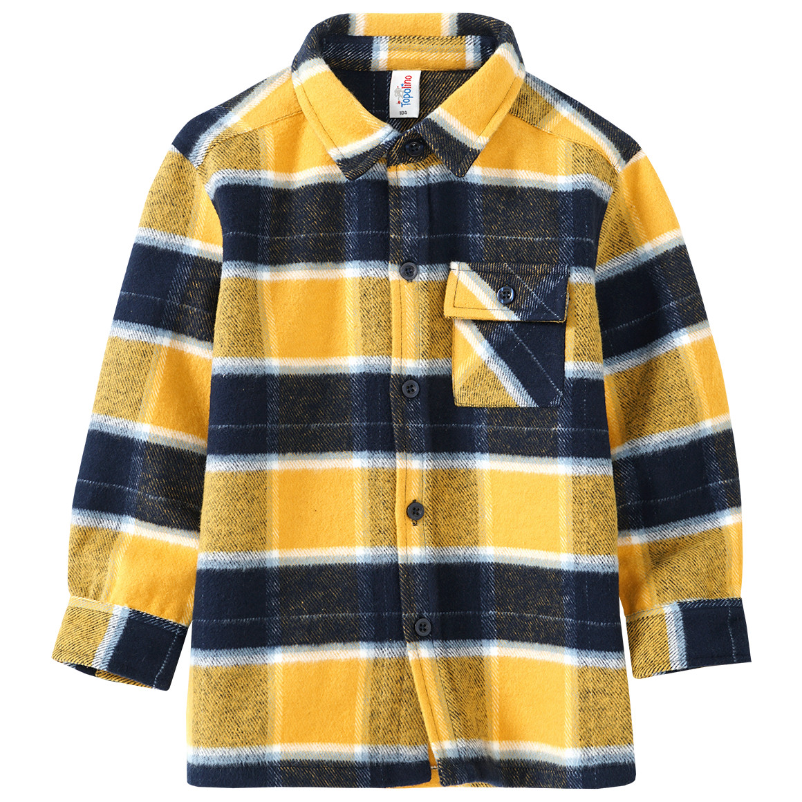 Jungen Hemd im Karo-Look