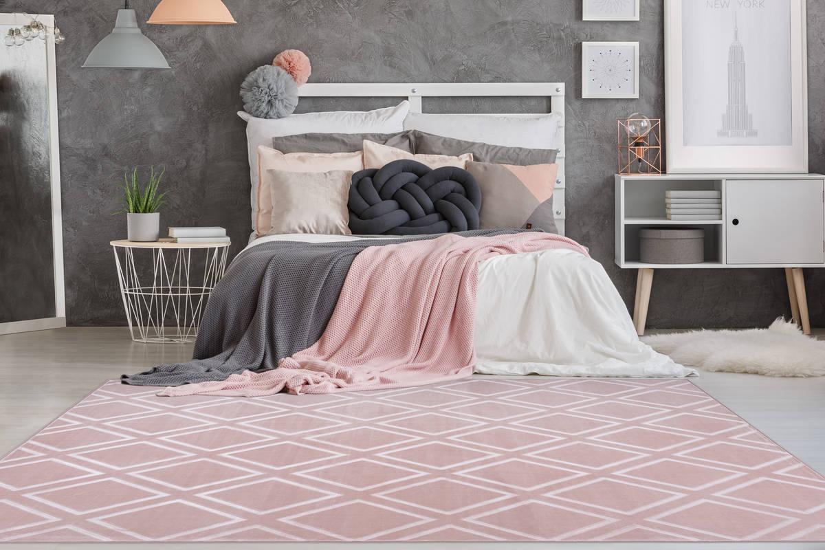 Arte Espina Hochflorteppich Monroe 300 Rosa