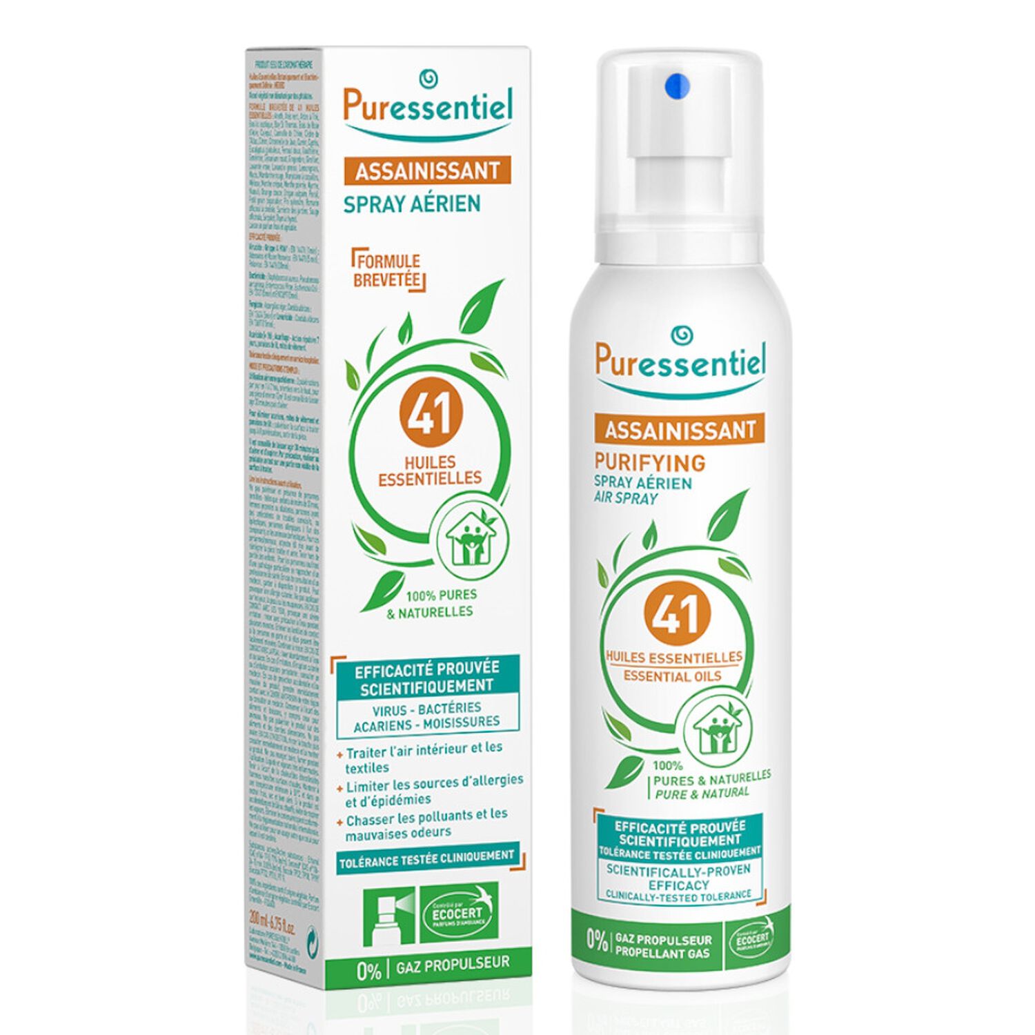 Puressentiel Assainissant Spray Aérien Assainissant Aux 41 Huiles Essentielles