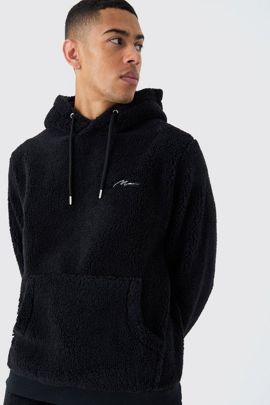 Man Signature Borg-Hoodie