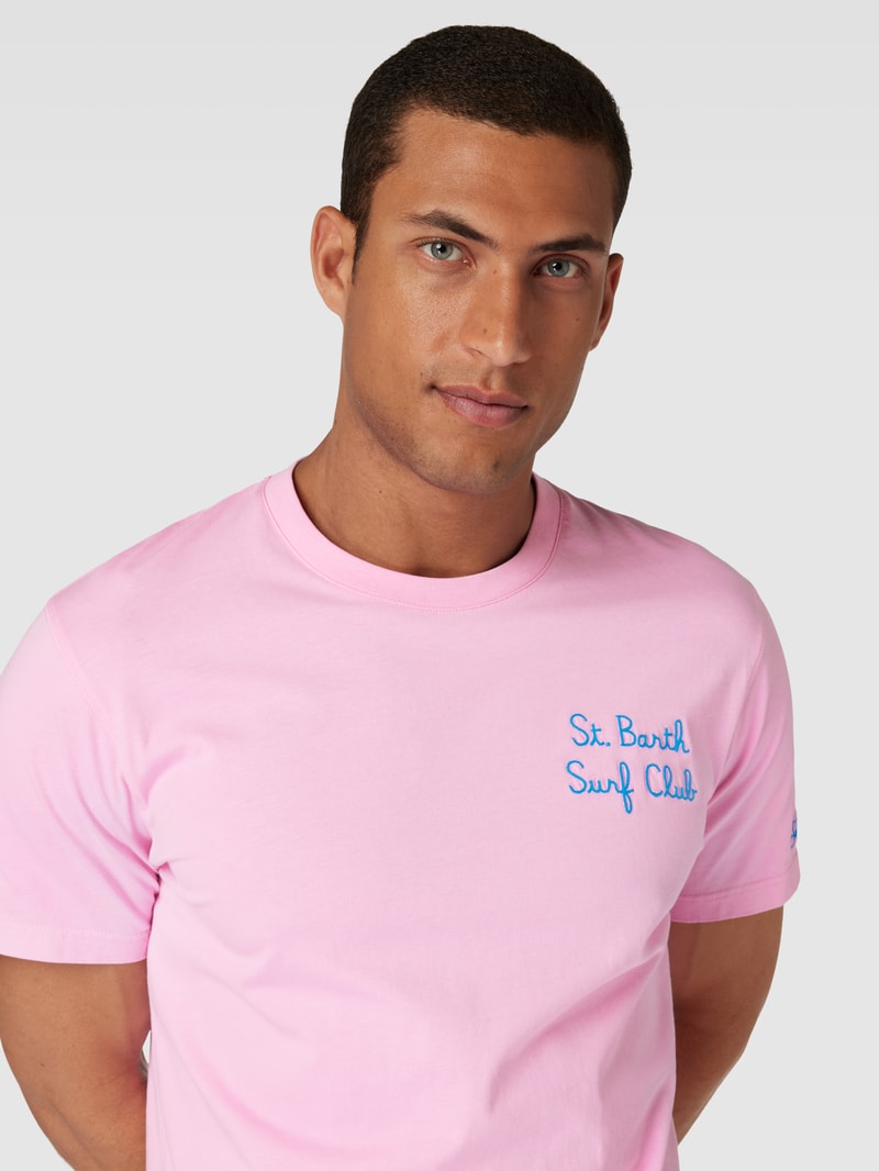 T-Shirt aus reiner Baumwolle in rosa