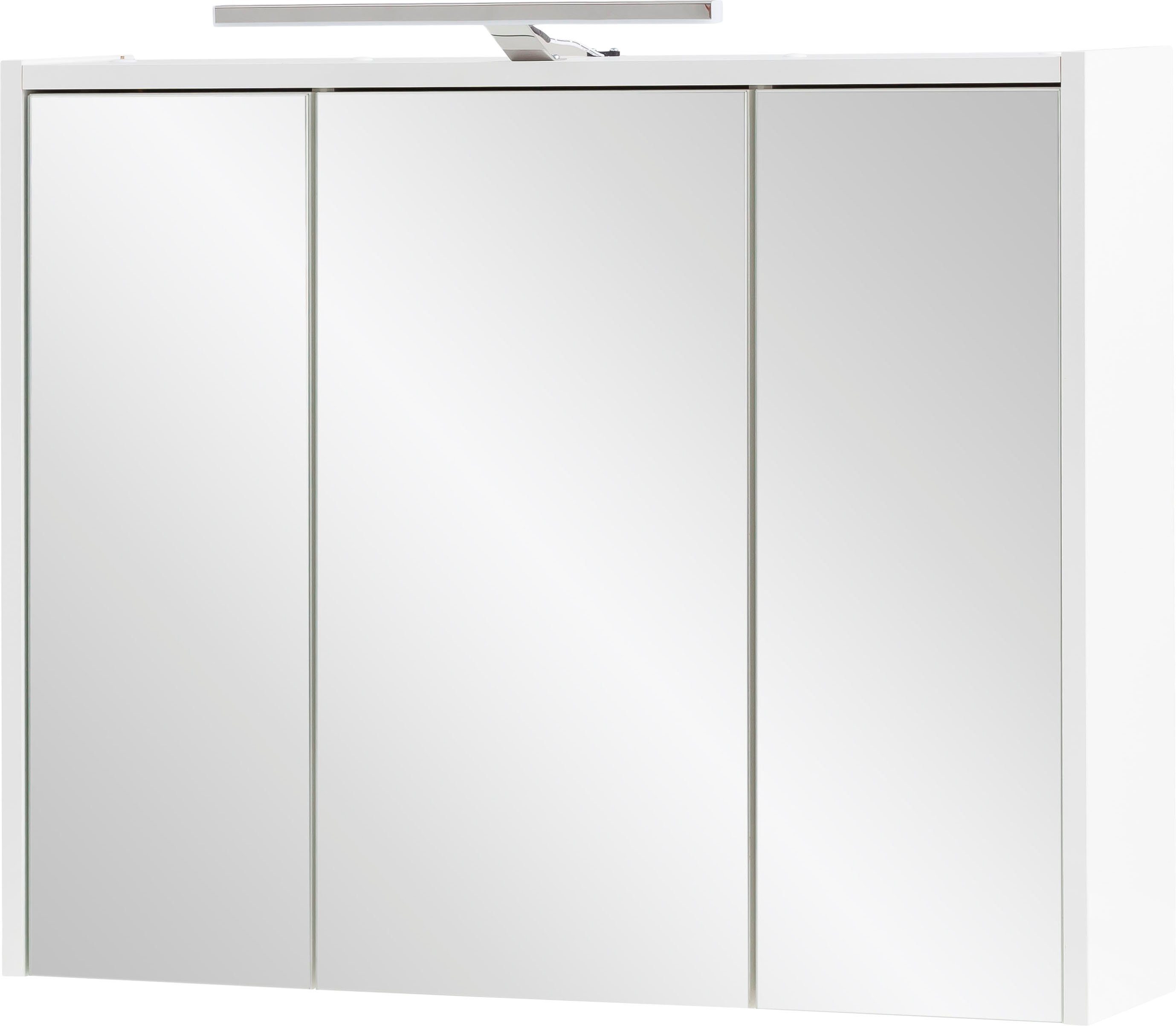 INOSIGN Spiegelschrank List Breite 74,5 cm Badschrank mit viel Stauraum
