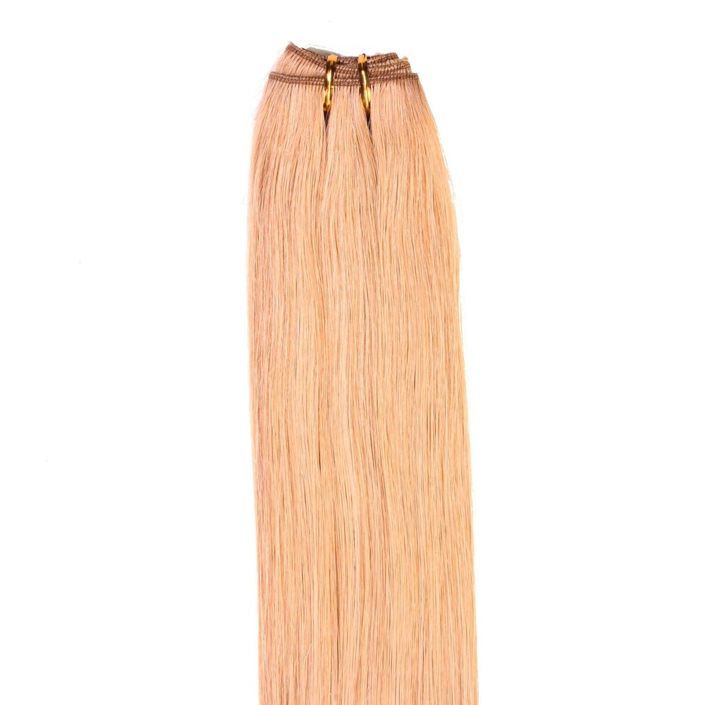 hair2heart Extensions Tissage cheveux naturels #27 Blond doré foncé 100g extensions