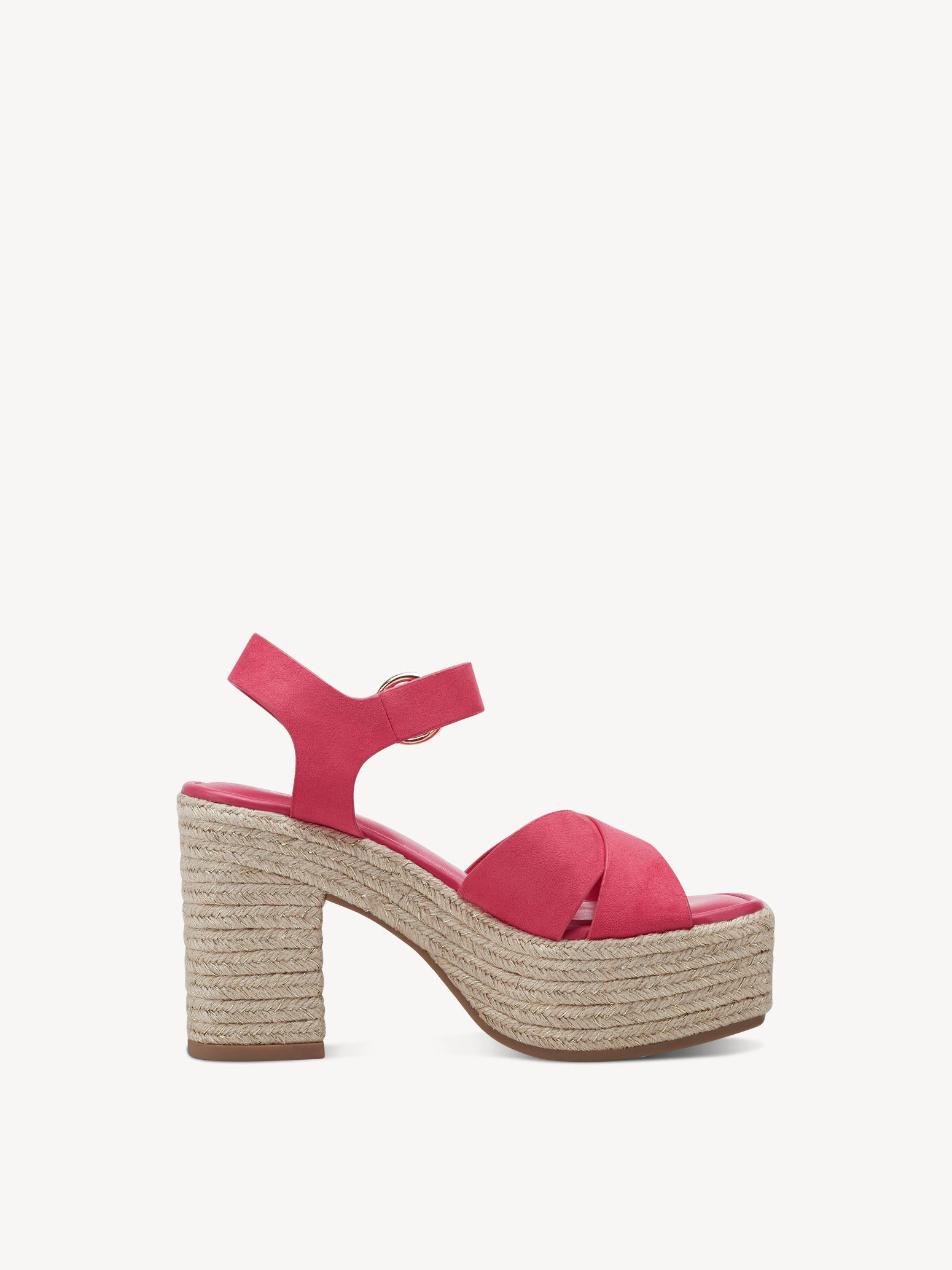 Sandale à talon - rose fuchsia