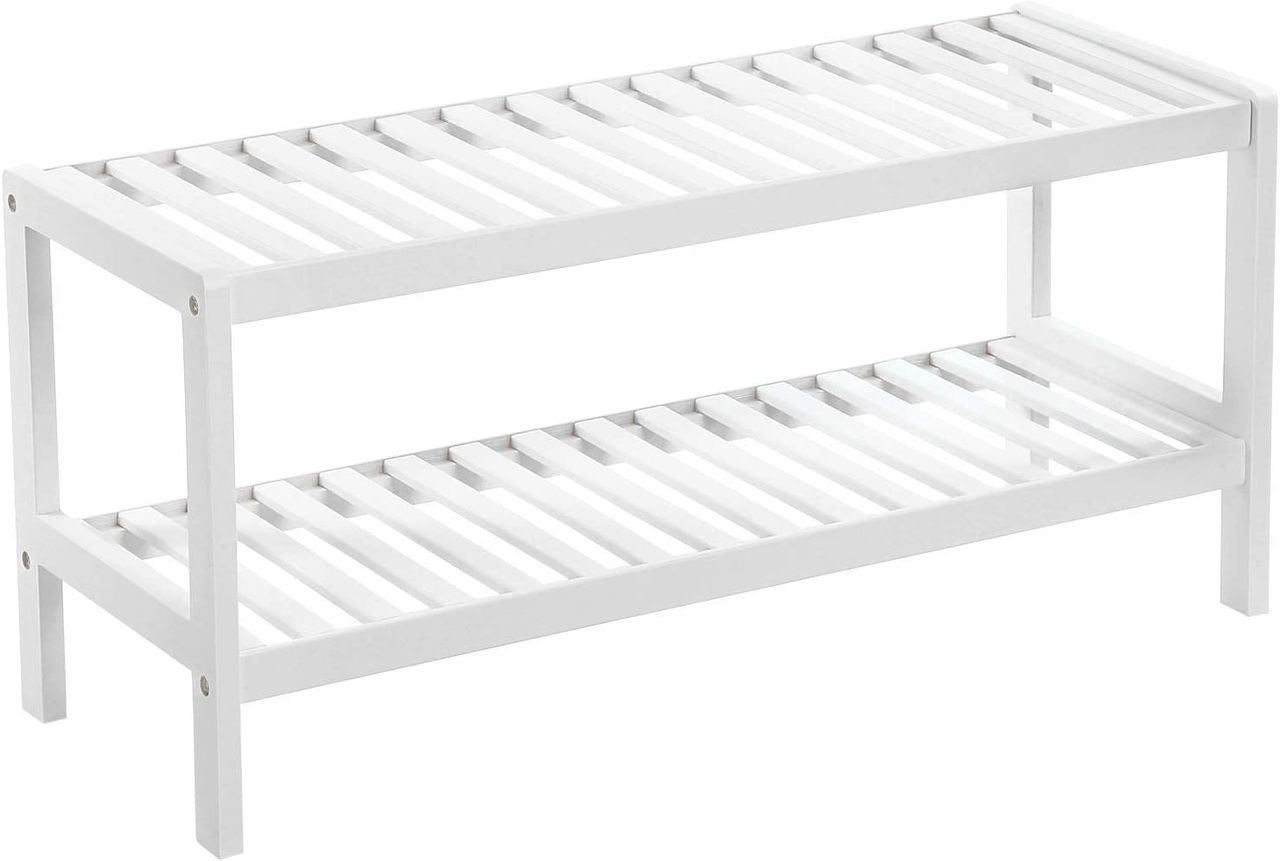Songmics Schuhregal, 70x26x33cm, Weiß