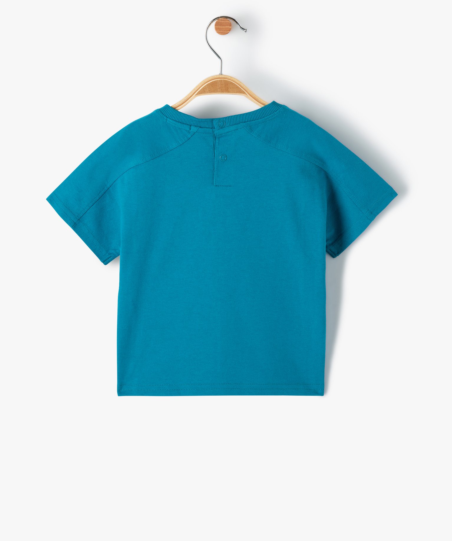 Tee-shirt bébé Garçon à manches courtes avec jeu de surp... bleu | GEMO