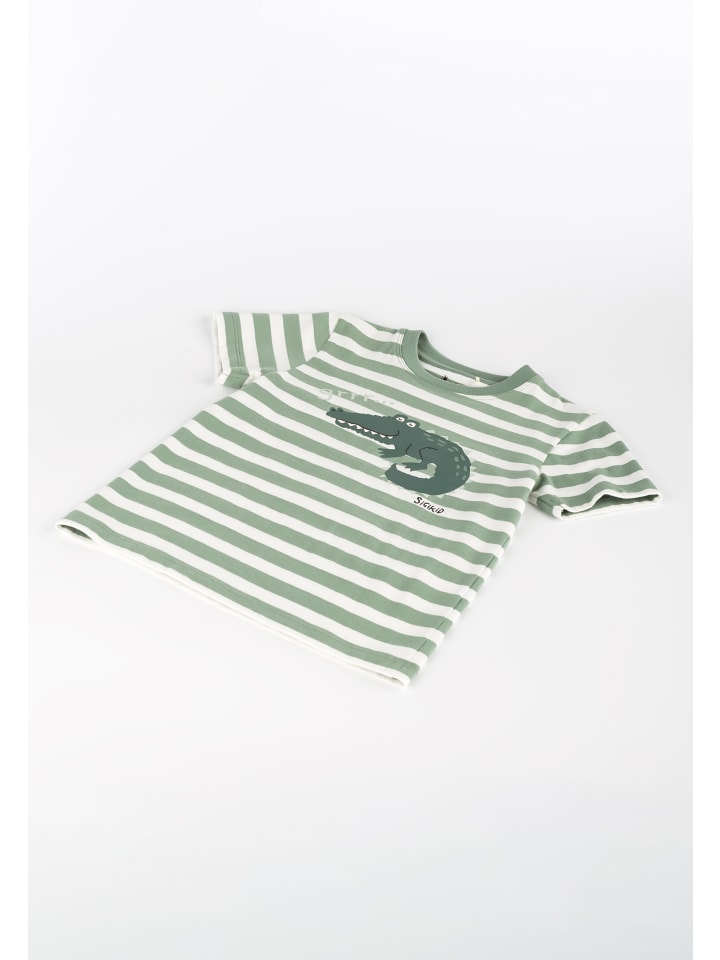 Sigikid Pyjama, kurzarm Kinder Schlafanzug in mintgrün günstig kaufen