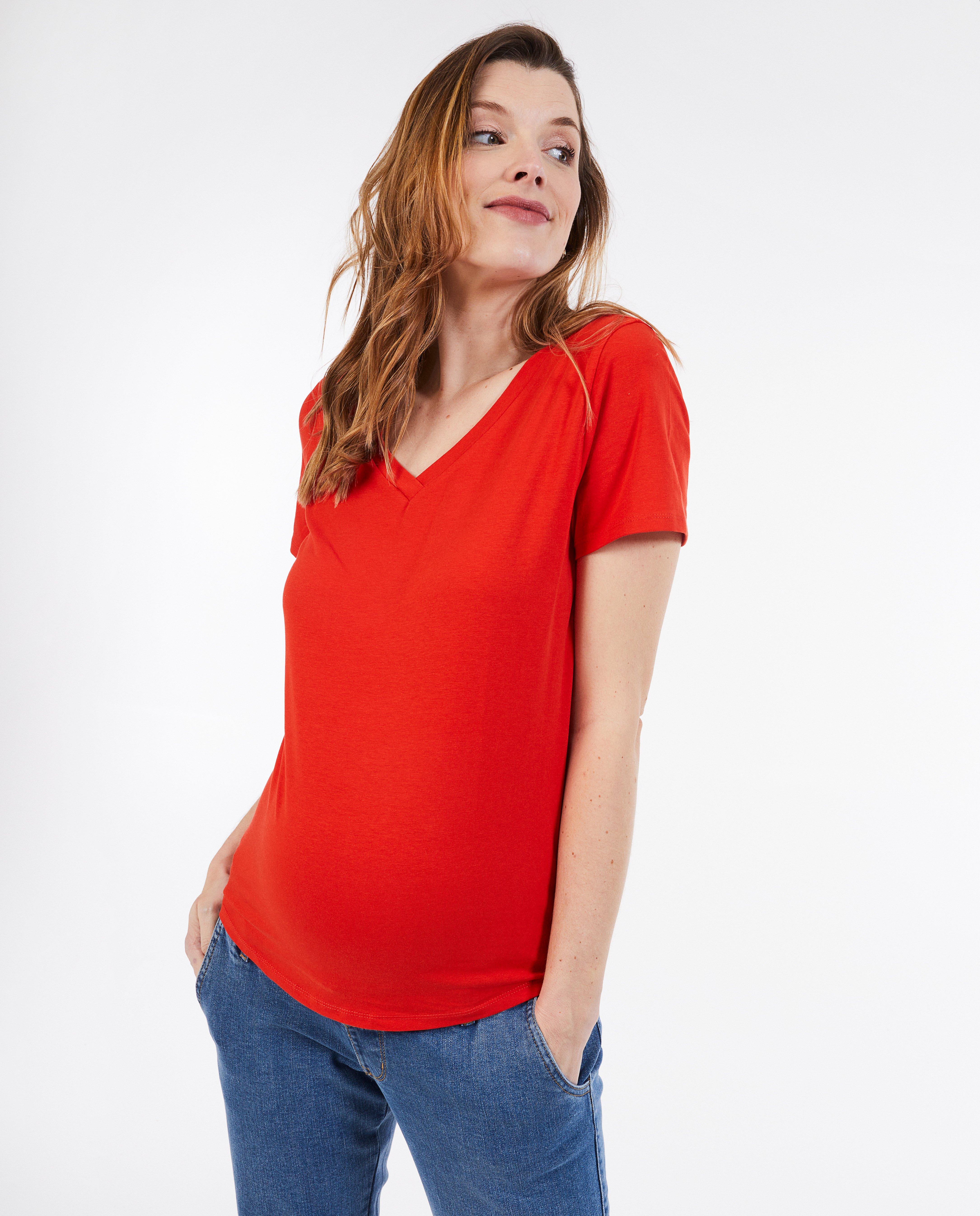 Atelier Maman Red kismama póló, piros