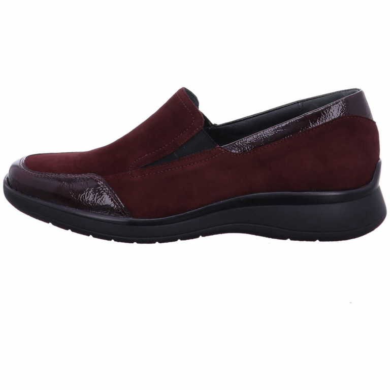 SEMLER Komfort Slipper rot K-LACK/SAMT-CHEV.