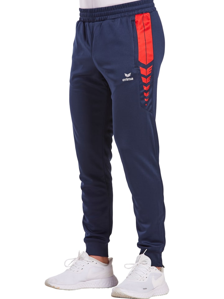 erima Six Wings Trainingshose in new navy/rot günstig kaufen