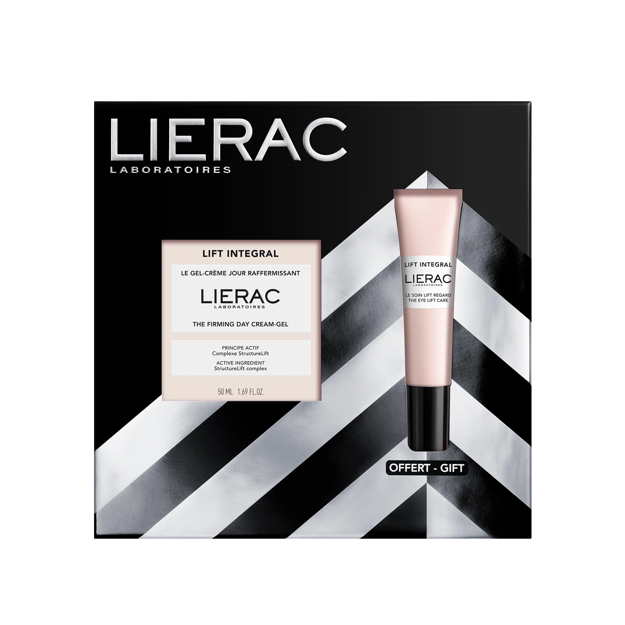 Lift Integral božićni poklon set: Dnevna gel-krema + Lift Integral za oči - poklon set protiv bora, gel za lice protiv bora