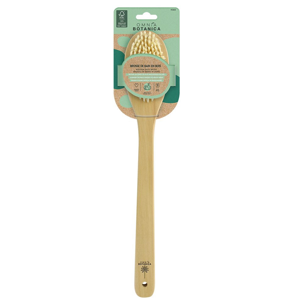 Omnia Botanica BROSSE DE BAIN EN BOIS BROSSE DE BAIN