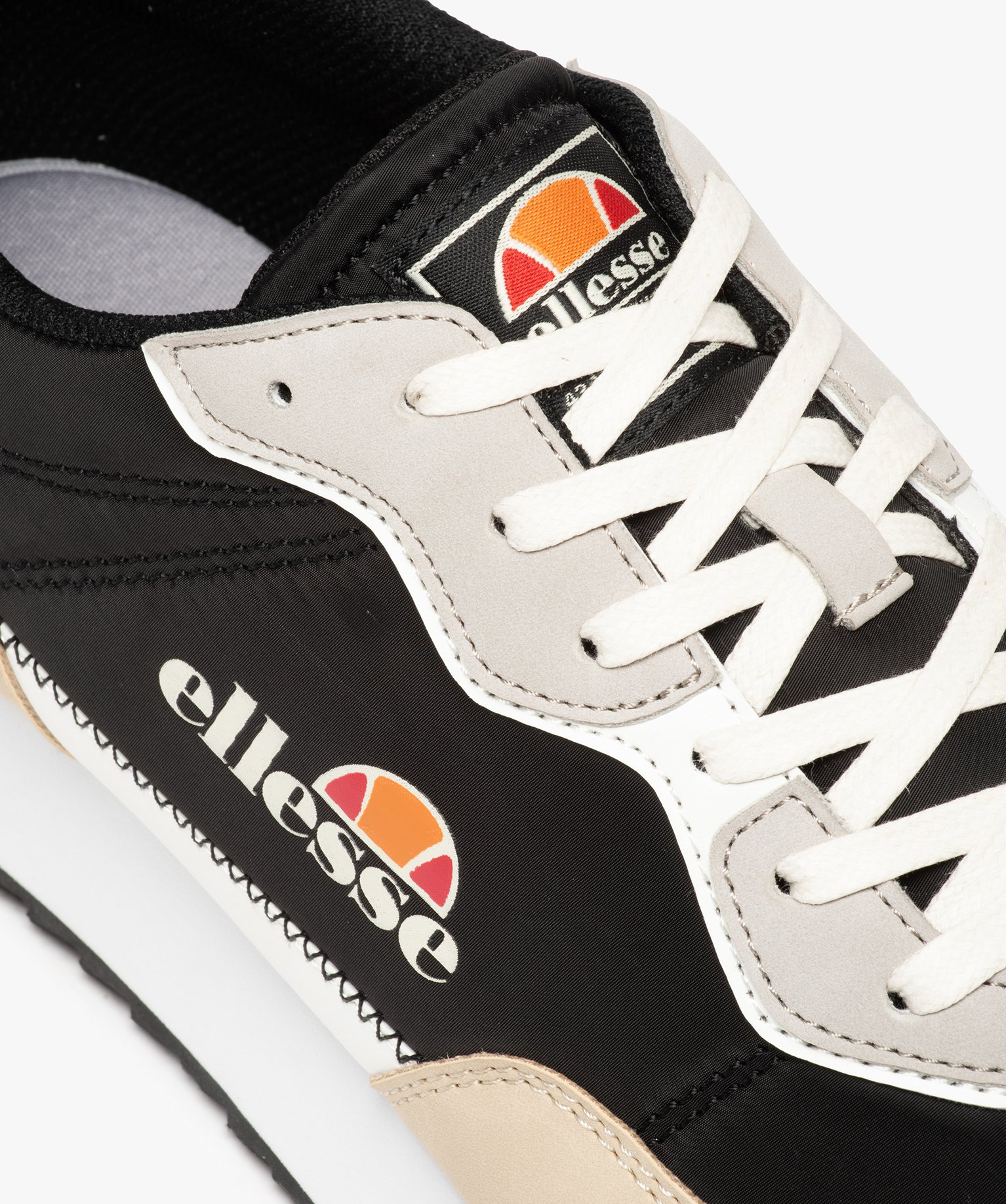 Baskets homme à lacets bi-matière - Ellesse noir | GEMO