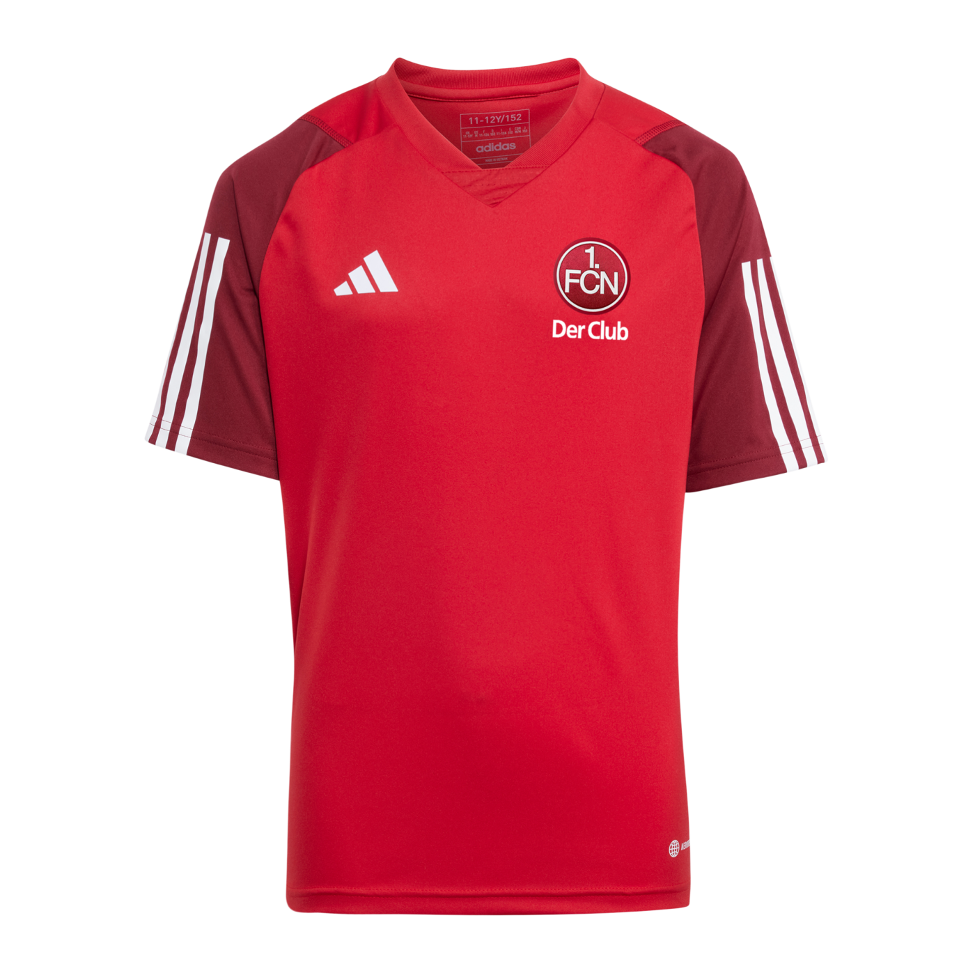 adidas 1.FC Nürnberg Trainingsshirt Kids Rot