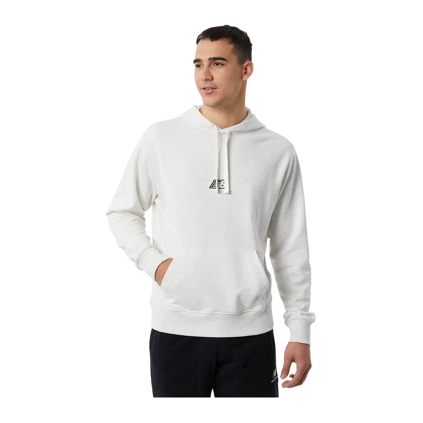 New Balance Essentials Fleece Hoody Grau FSAH
