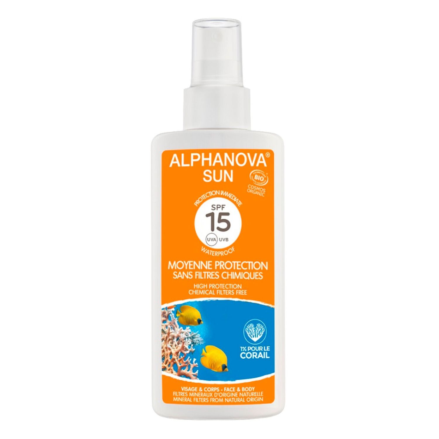 Alphanova Sun Crème Solaire SPF15 125 g