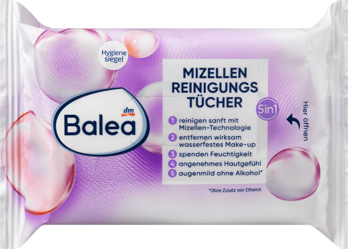 Mizellen Reinigungstücher, 25 St