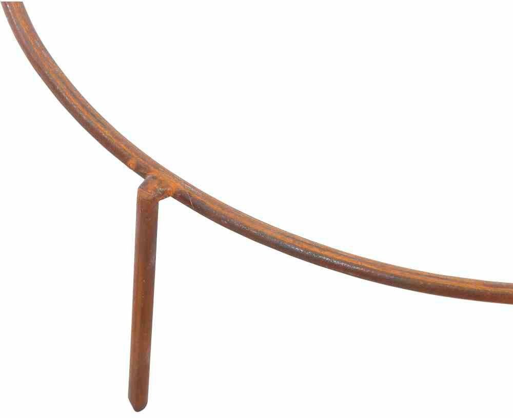 Siena Garden Feuerschale Rusty Ø 61 cm, (1-St), Gusseisen rostbraun, mit Griffen