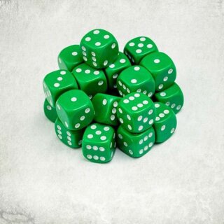 Battle Dice 25x Green 12mm