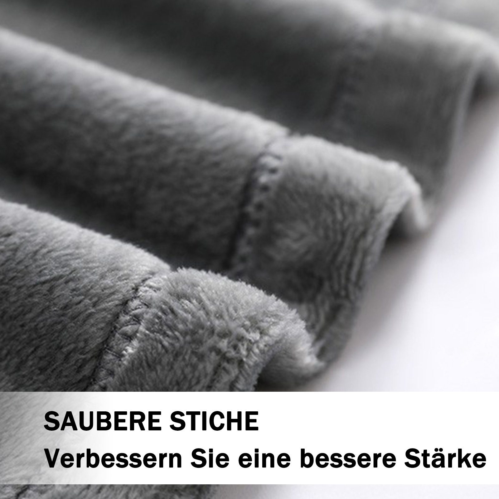 Wohndecke Kuscheldecke Wohndecke Decke Felldecke Fleecedecke Super weich, Gimisgu