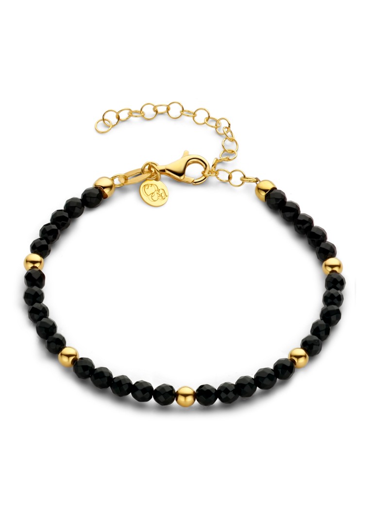 Casa Jewelry Garda Onyx armbånd forgylt