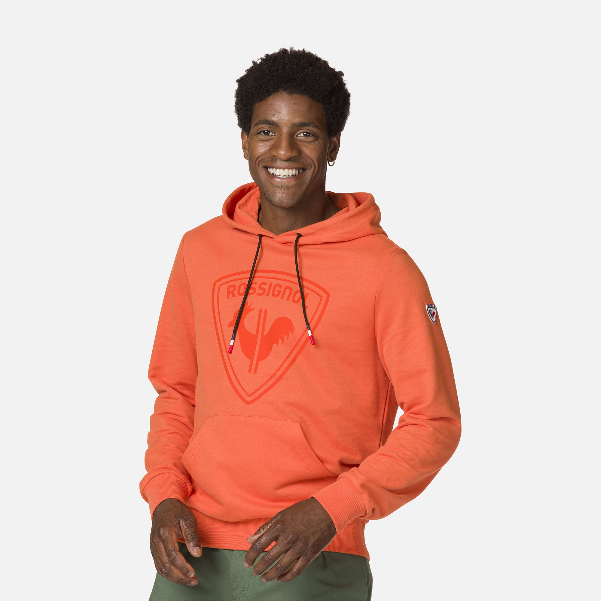 Sweat en coton à capuche Logo Homme