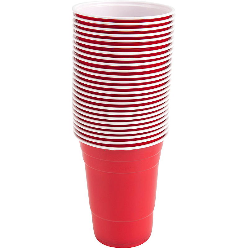 Quick Red party cup 25-pk 500 ml