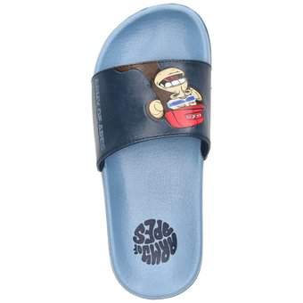 Army of Apes Badepantolette in blau