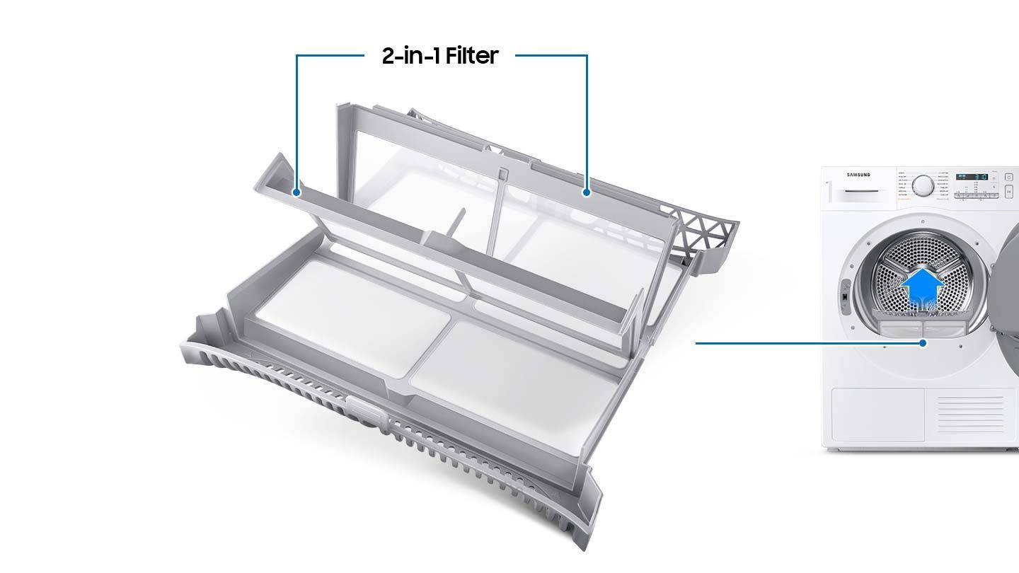 Samsung Wärmepumpentrockner DV8GT5220AW, 8 kg