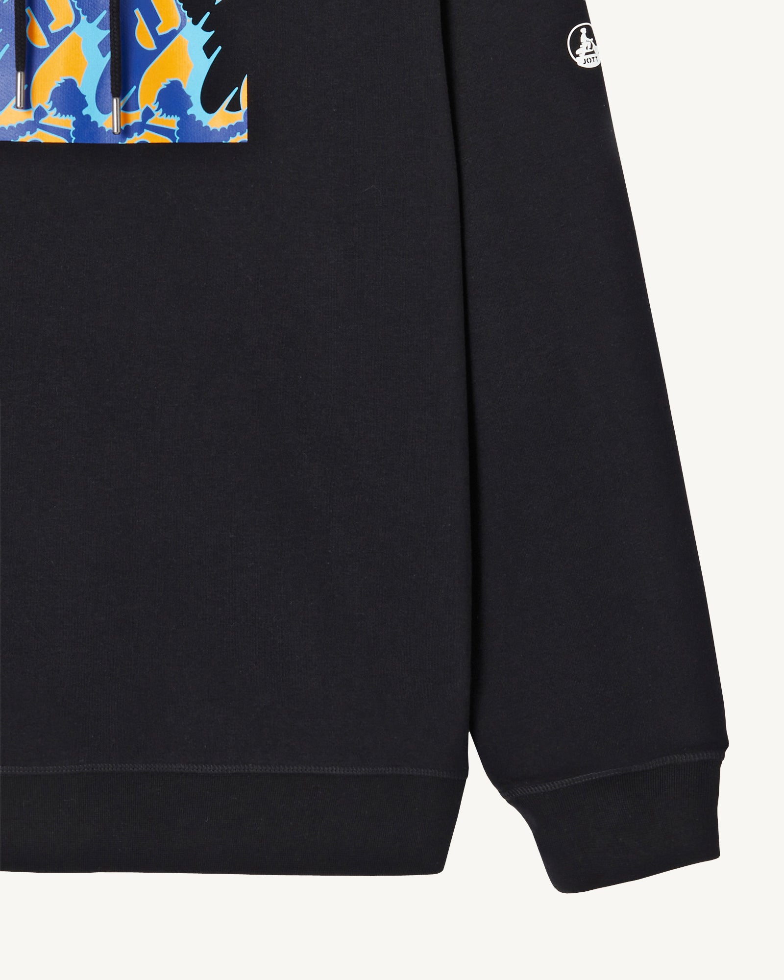 Sweat en coton biologique Noir Bispo
