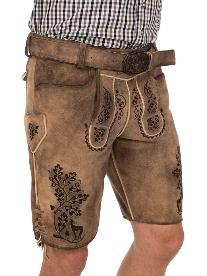 MADDOX Lederhose ALLNERSEE in hellbraun günstig kaufen
