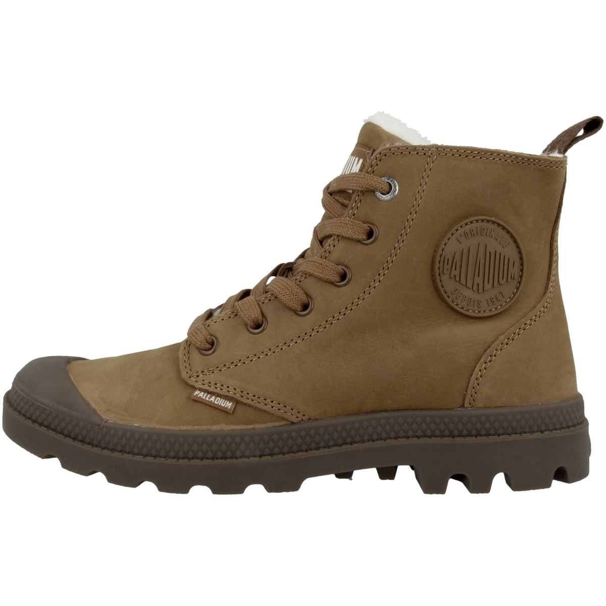 Palladium Pampa Hi Zip WL Schnürboots braun