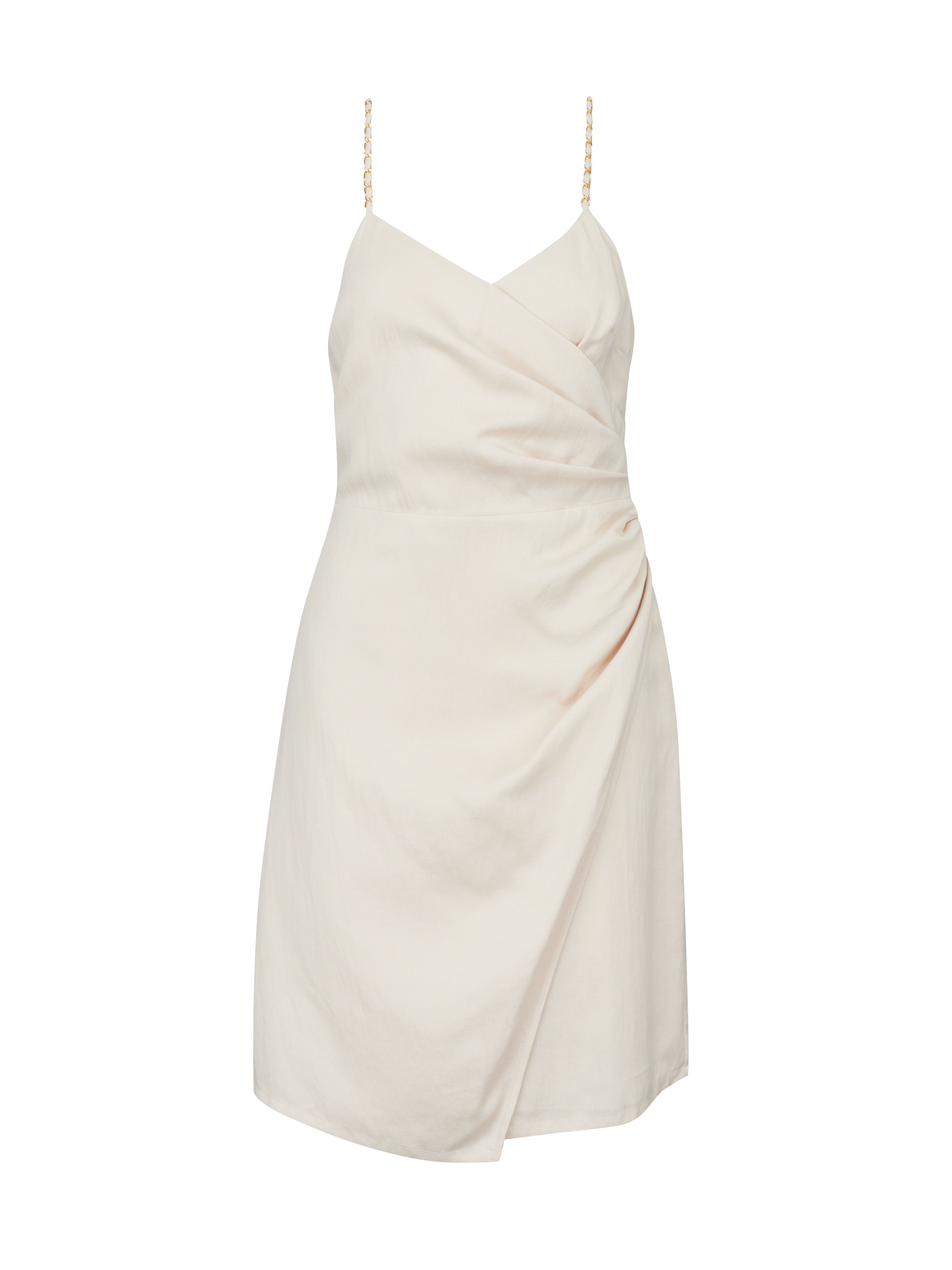 Beigefarbenes kurzes Damenkleid ORSAY