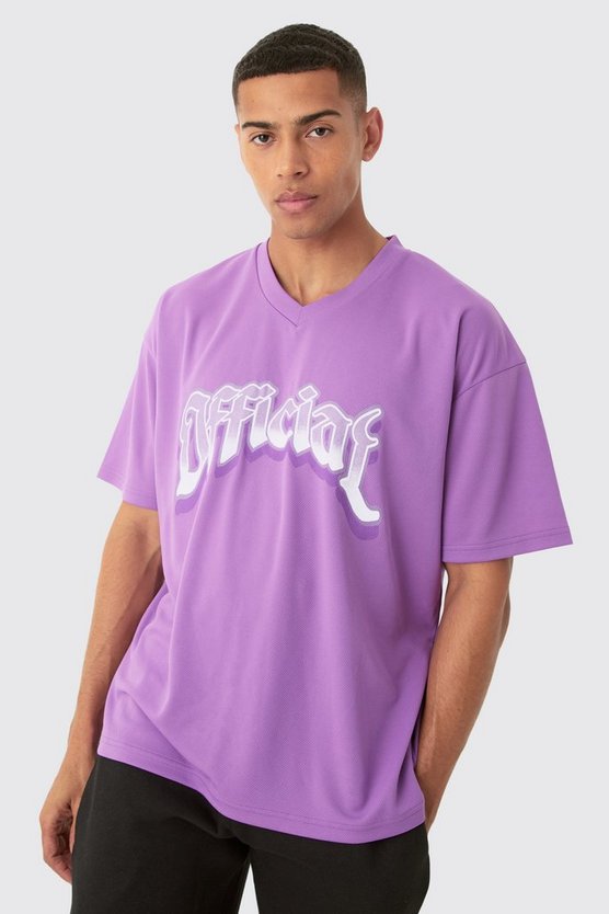 Oversize Official Mesh-Oberteil