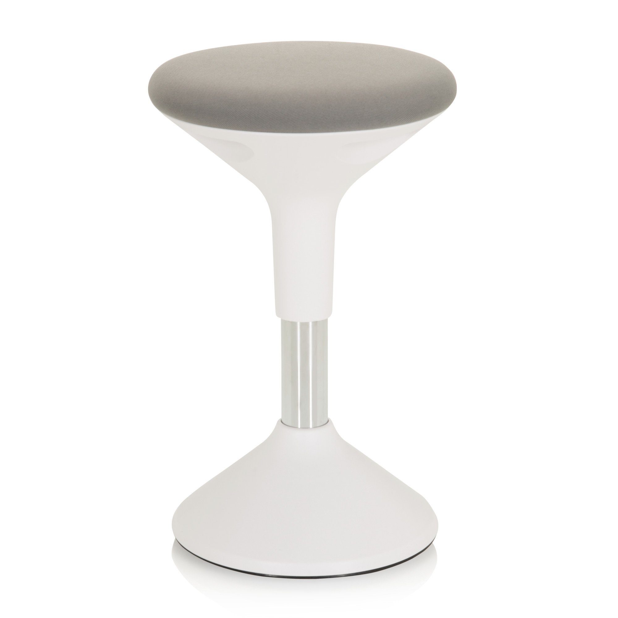 hjh OFFICE Stehhilfe Stehhilfe BALANCE SIT II W Stoff ohne Armlehnen, Hocker, Bürohocker