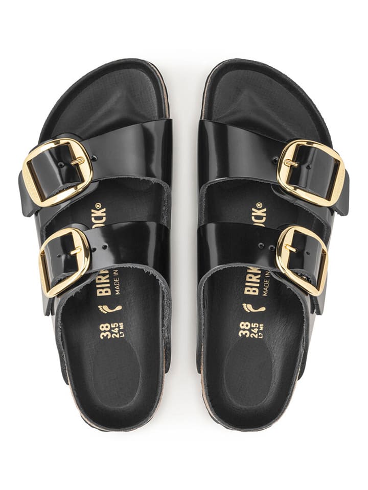 Birkenstock Leder-Pantoletten 