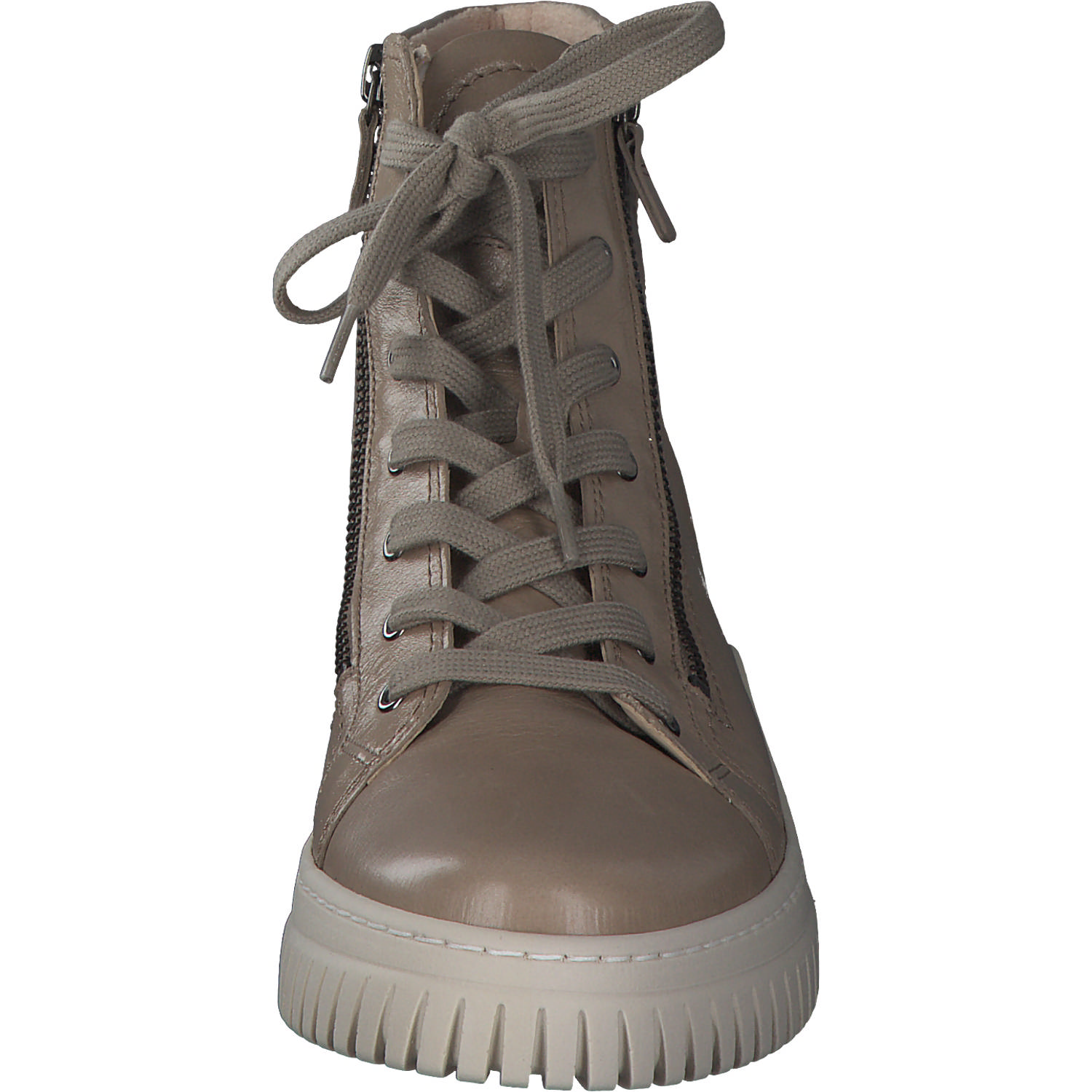 Gabor 93.761, Schnürstiefeletten, Damen, Kiesel (beige)
