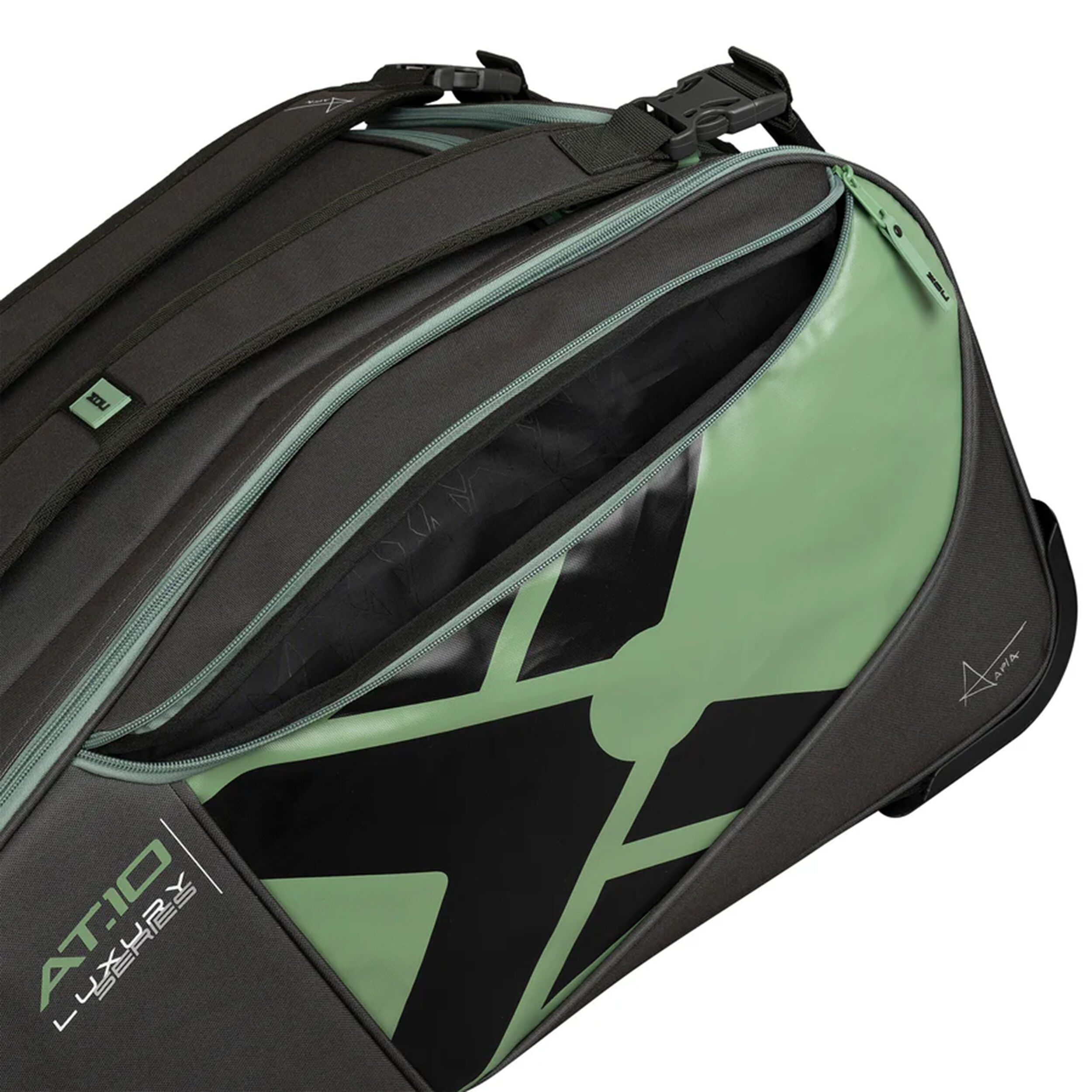 AT10 Competition Padelschlägertasche - Schwarz, Oliv