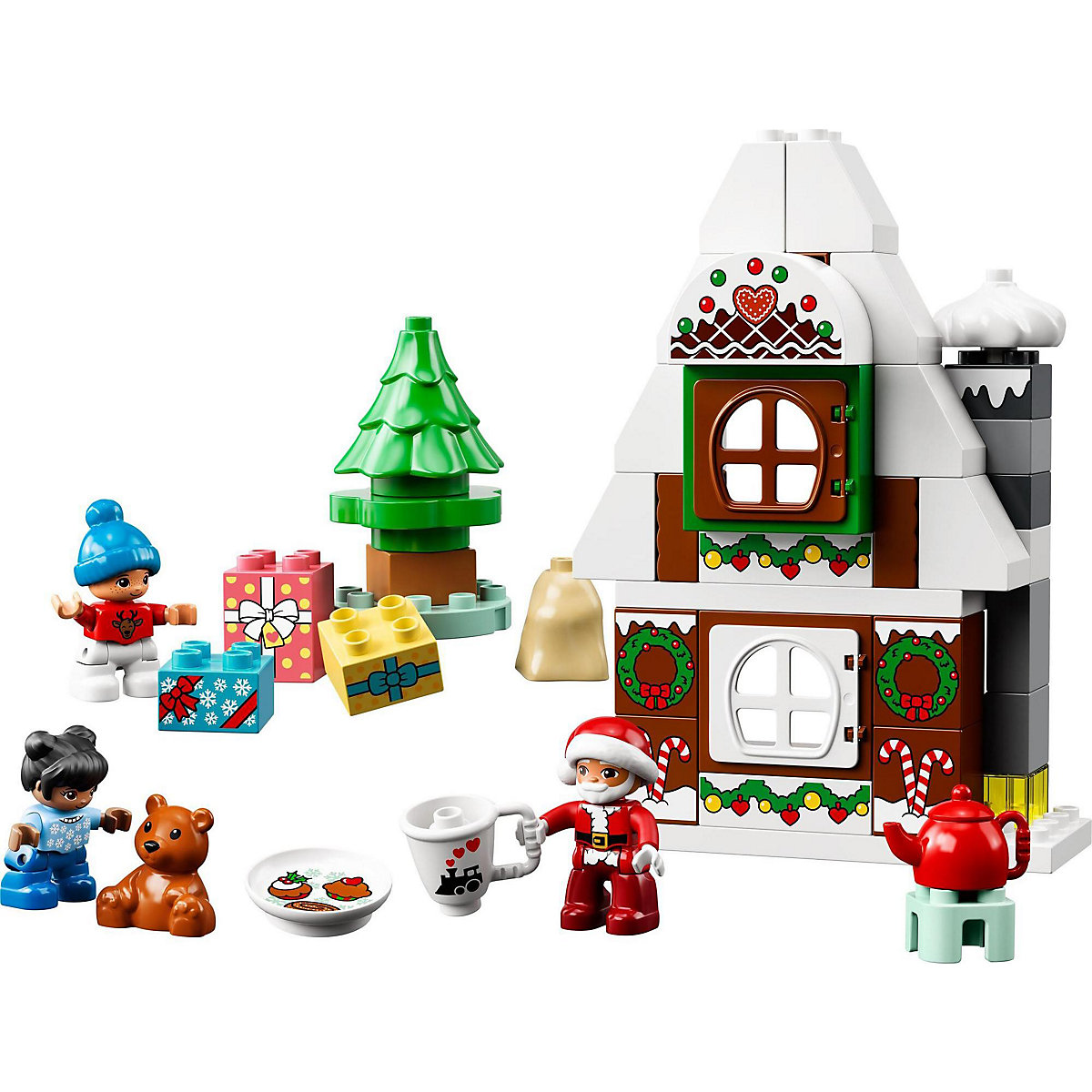 LEGO® DUPLO 10976 Lebkuchenhaus mit Weihnachtsmann