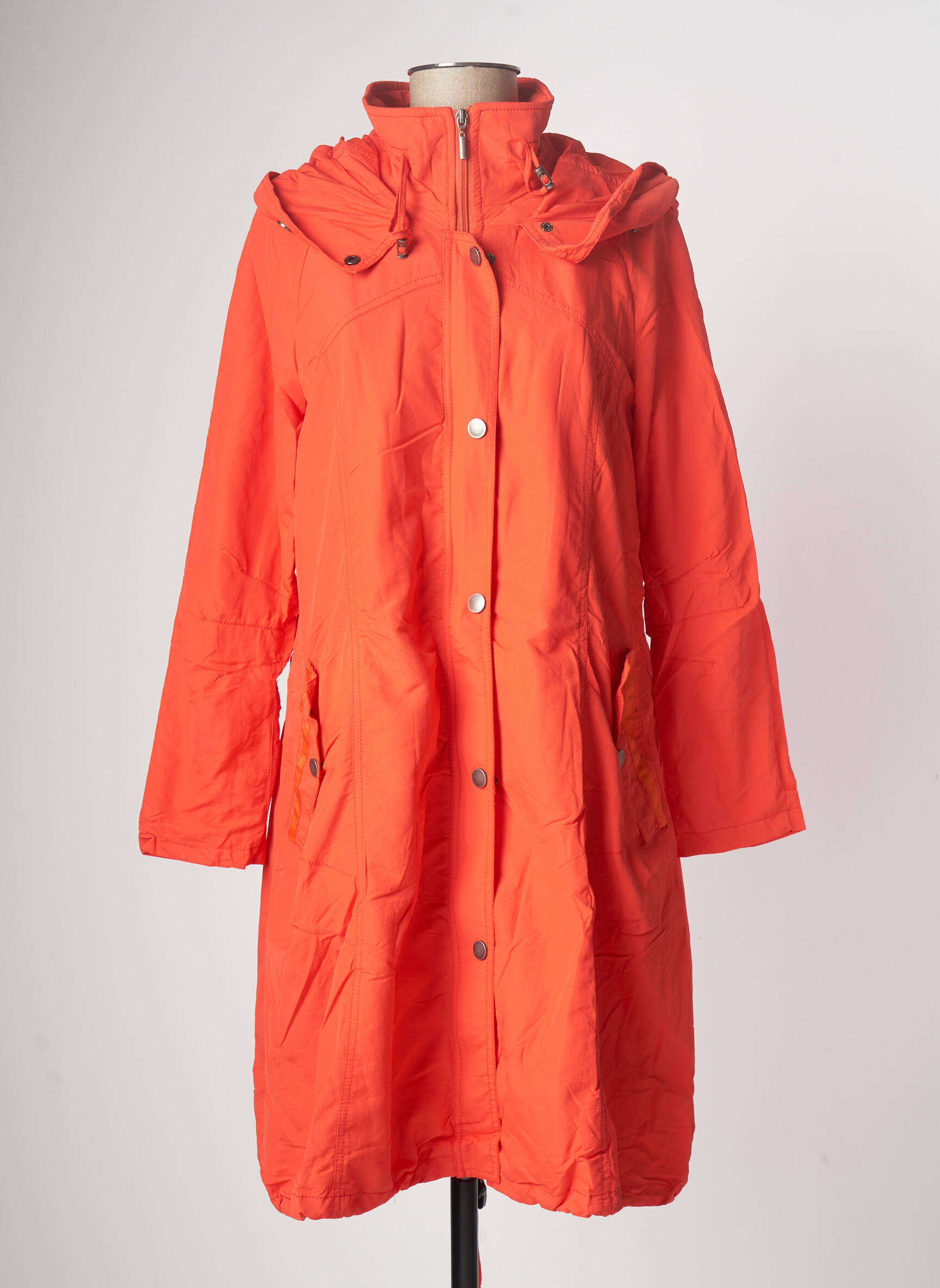 Areline Impermeables Trenchs Femme couleur orange