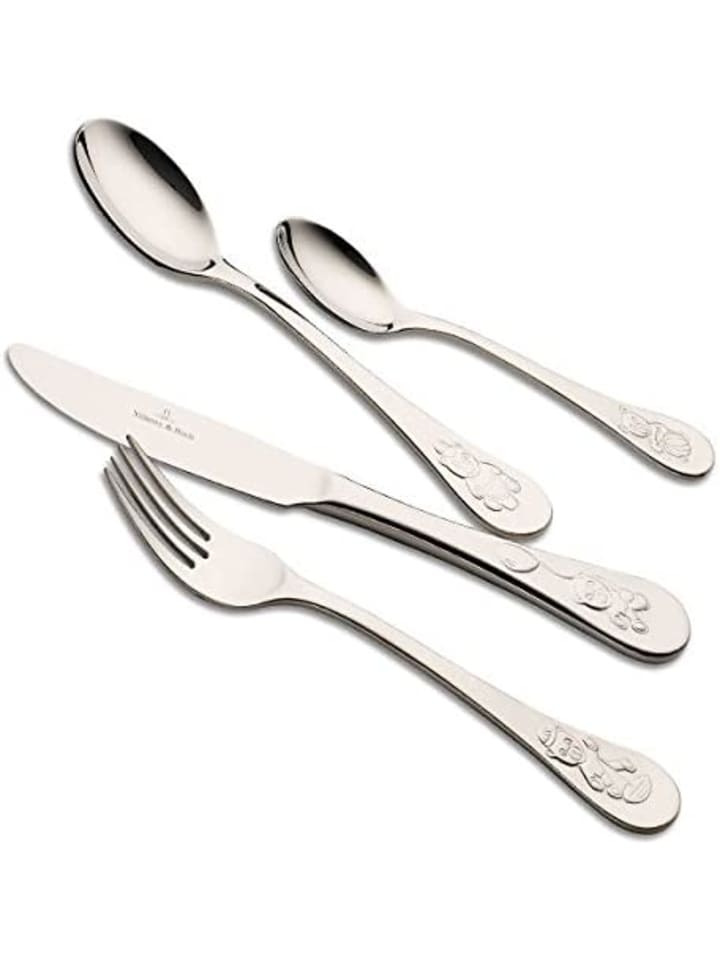Villeroy & Boch 4 er-Set Piemont Kinderbesteck in Silber günstig kaufen onesize