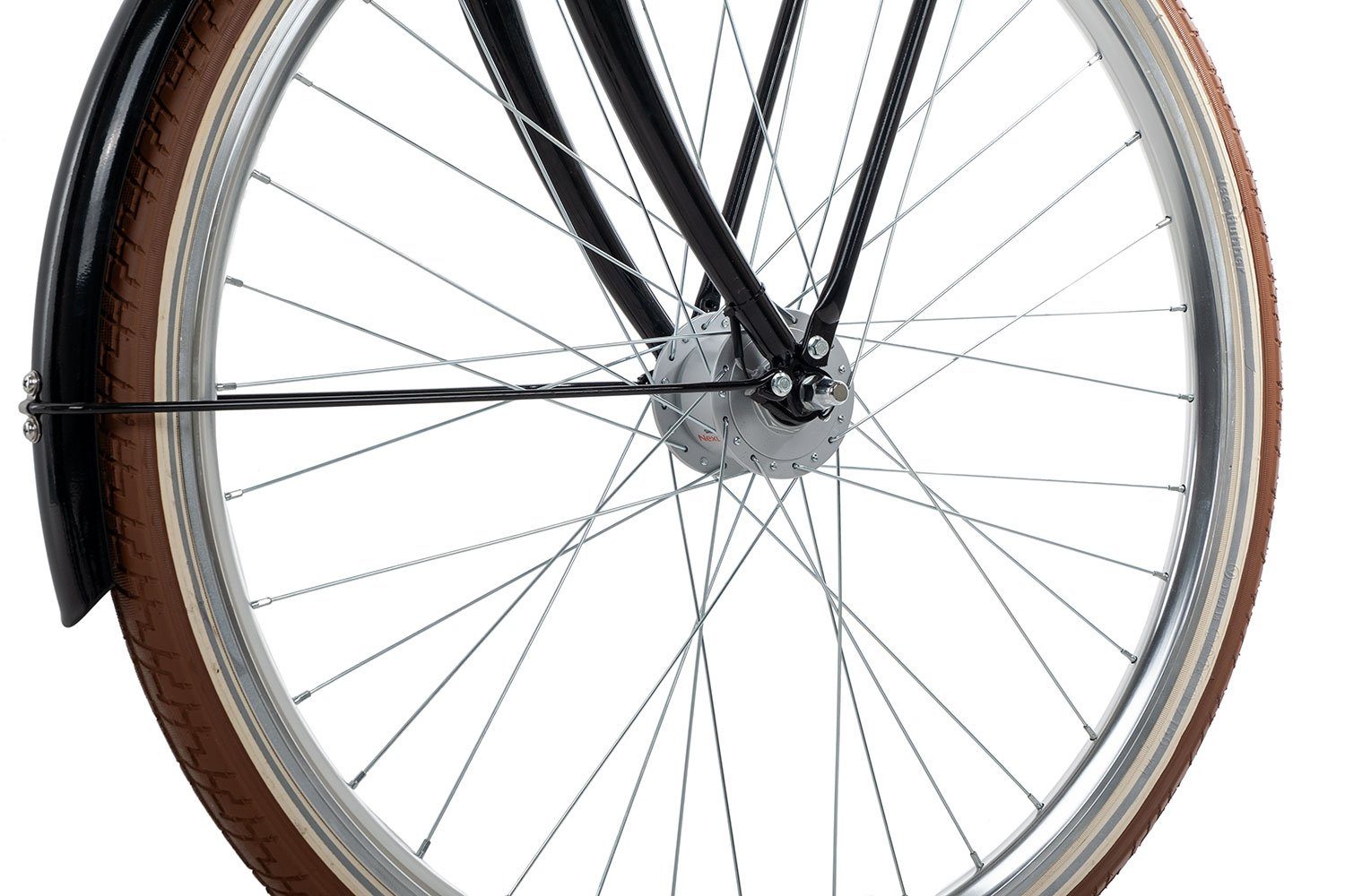 Maxim Cityrad La Vita, 7 Gang Shmano Tourney 7 Schaltwerk, Kettenschaltung, Citybike schwarz/grau