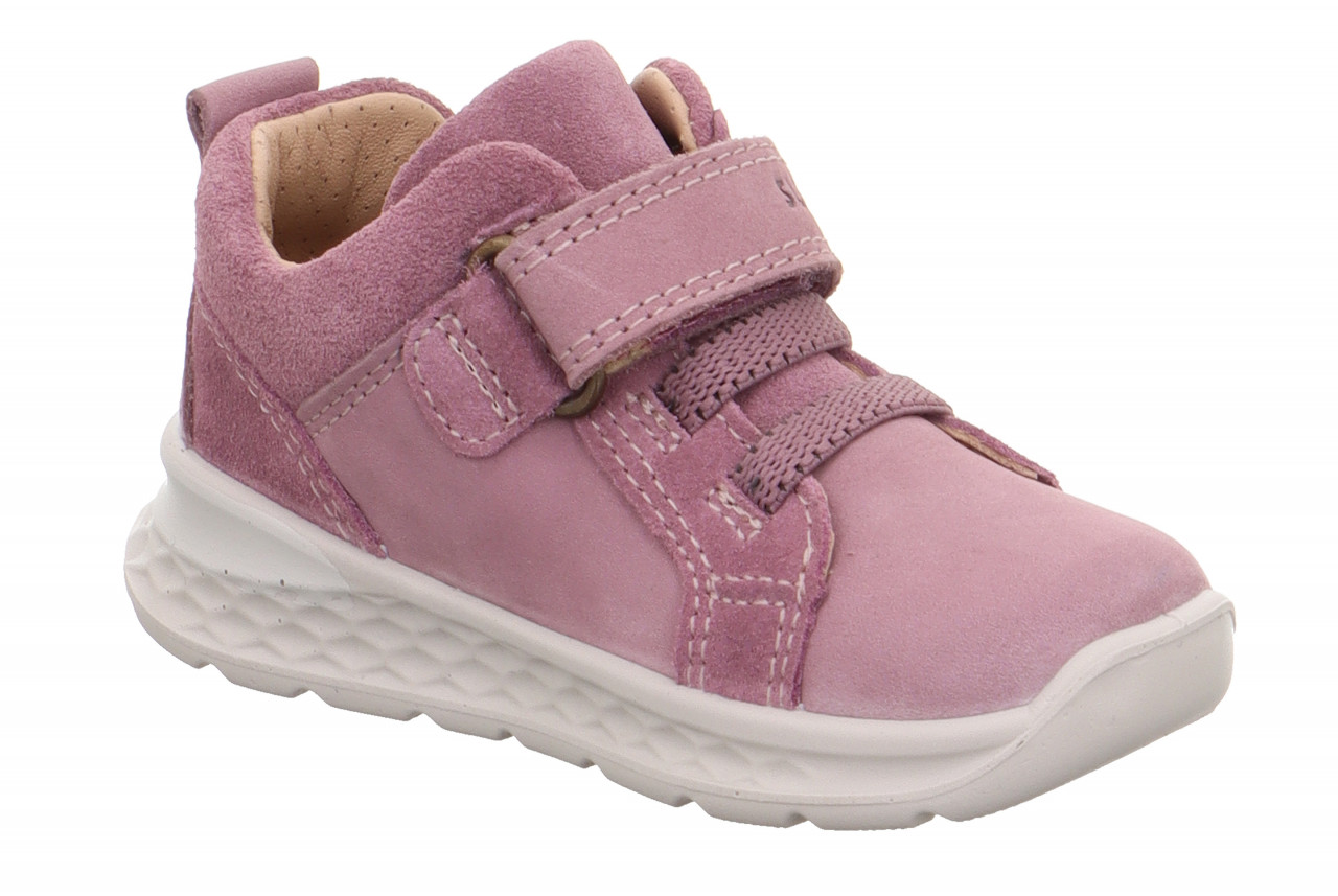 BREEZE - LilaSneaker low mit Klettverschluss