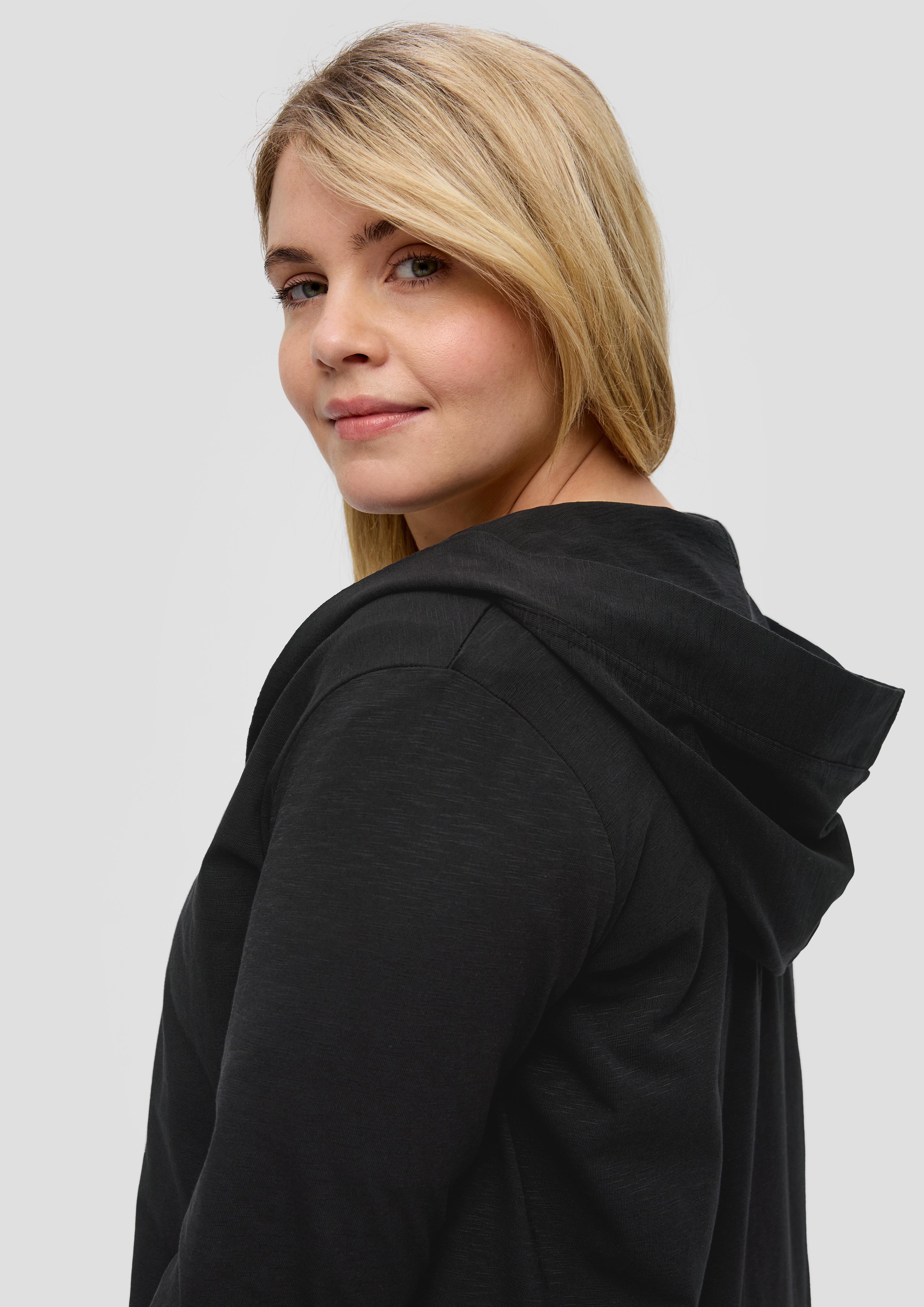 Strickjacke mit Flammgarnstruktur  2149237-9999