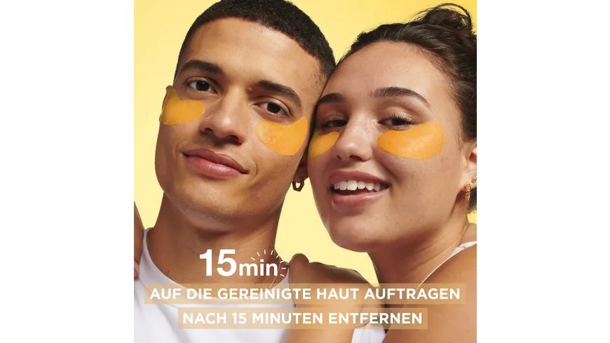 Garnier SkinActive Vitamin C Glow Booster Augen-Tuchmaske